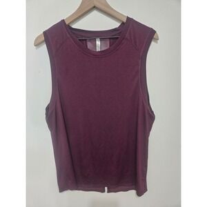 Fabletics Sleeveless Tank Top in Deep Plum